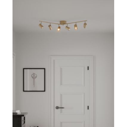 ByRydens - Spotlight CORRECT 6xGU10/7W/230V guld