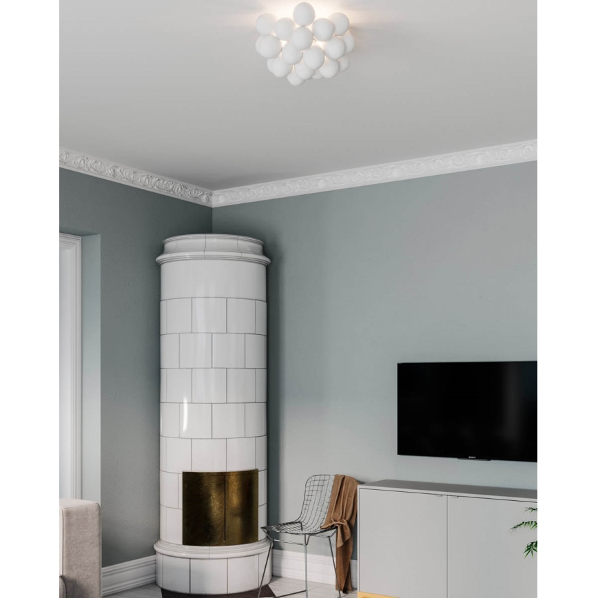 ByRydens - Taklampa GROSS 6xG9/5W/230V vit diameter 50 cm