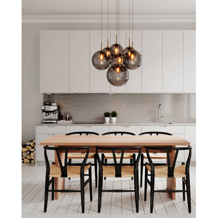 ByRydens - Takpendel LAURA 7xE27/8W/230V