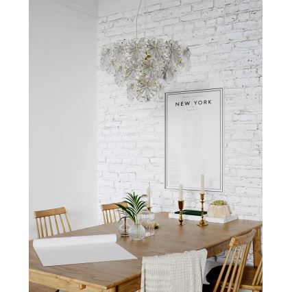 ByRydens - Takpendel med vajer LORRAINE 5xE14/8W/230V