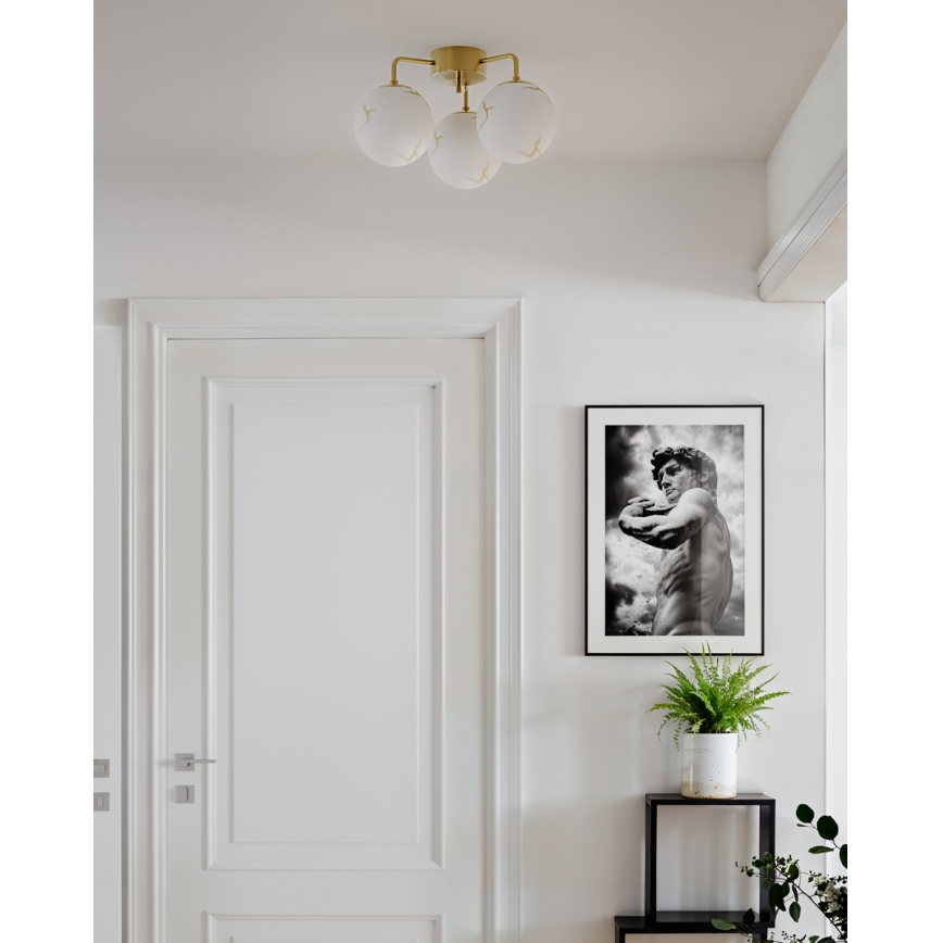 ByRydens - Ytmonterad taklampa BELLAGIO 3xE27/8W/230V