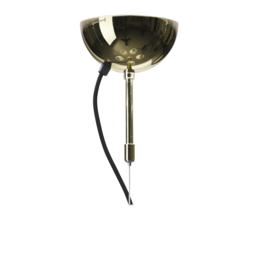 ByRydens - Pendellampa på kabel LYNF 5xE14/8W/230V mässing/vit