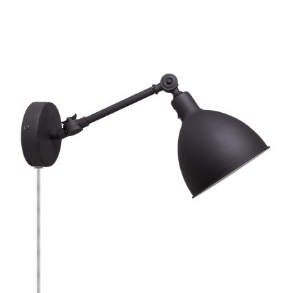 ByRydens - Vägglampa BASAR MINI 1xE27/5W/230V svart