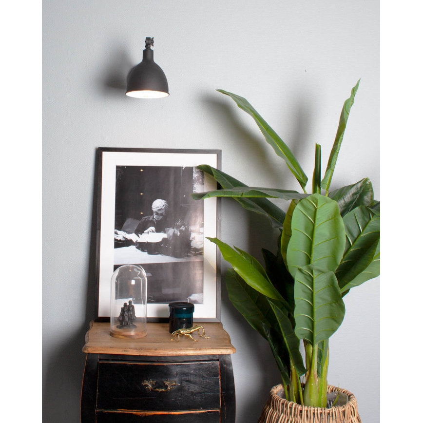 ByRydens - Vägglampa BASAR MINI 1xE27/5W/230V svart