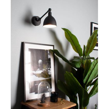 ByRydens - Vägglampa BASAR MINI 1xE27/5W/230V svart