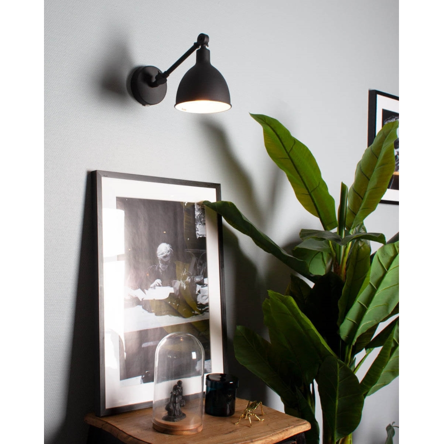 ByRydens - Vägglampa BASAR MINI 1xE27/5W/230V svart