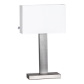 ByRydens - Bordslampa PRIME 1xE27/5W/230V vit/mattkrom