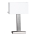 ByRydens - Bordslampa PRIME 1xE27/5W/230V vit/mattkrom