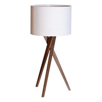 ByRydens - Bordslampa VEGA 1xE27/8W/230V vit/valnöt