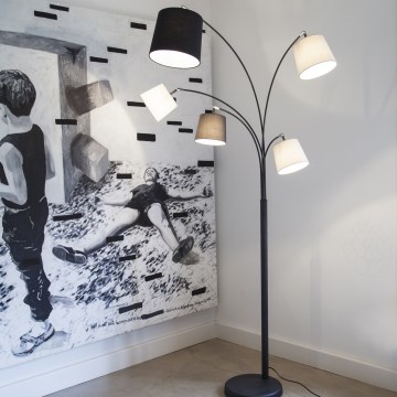 ByRydens - Golvlampa FOGGY 5xE14/5W/230V