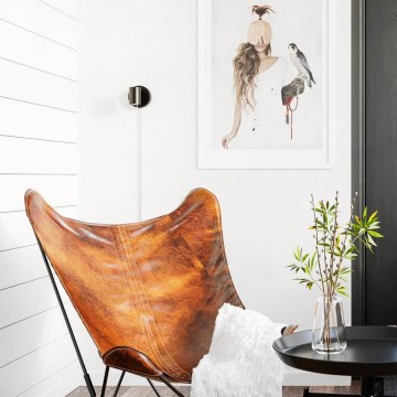 ByRydens - Ljusreglerad väggspotlight CORRECT 1xGU10/7W/230V svart