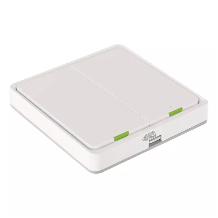 Byta 2-knapp GoSmart 1xCR2430 Tuya vit