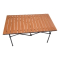 Campingbord med rullande bordsskiva 54x93 cm
