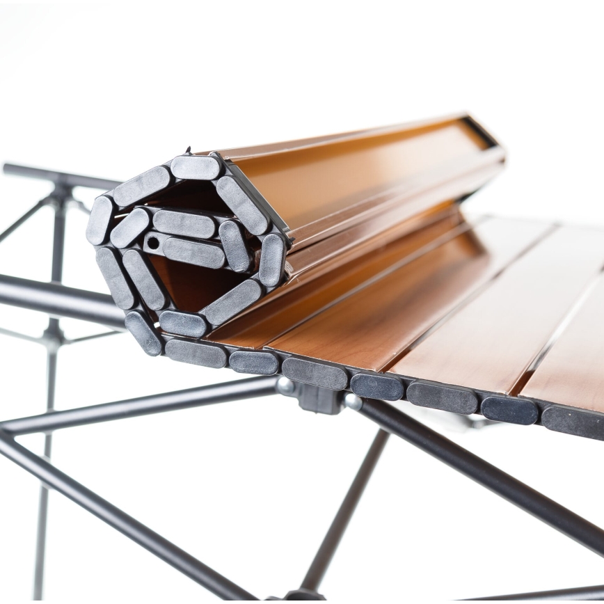 Campingbord med rullande bordsskiva 54x93 cm