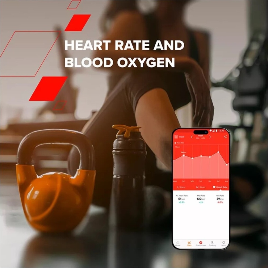 Canyon - Smart klocka OTTO IP68 röd