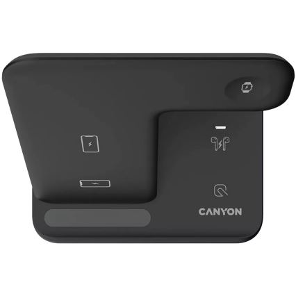 Canyon - Trådlös laddare 3i1 svart