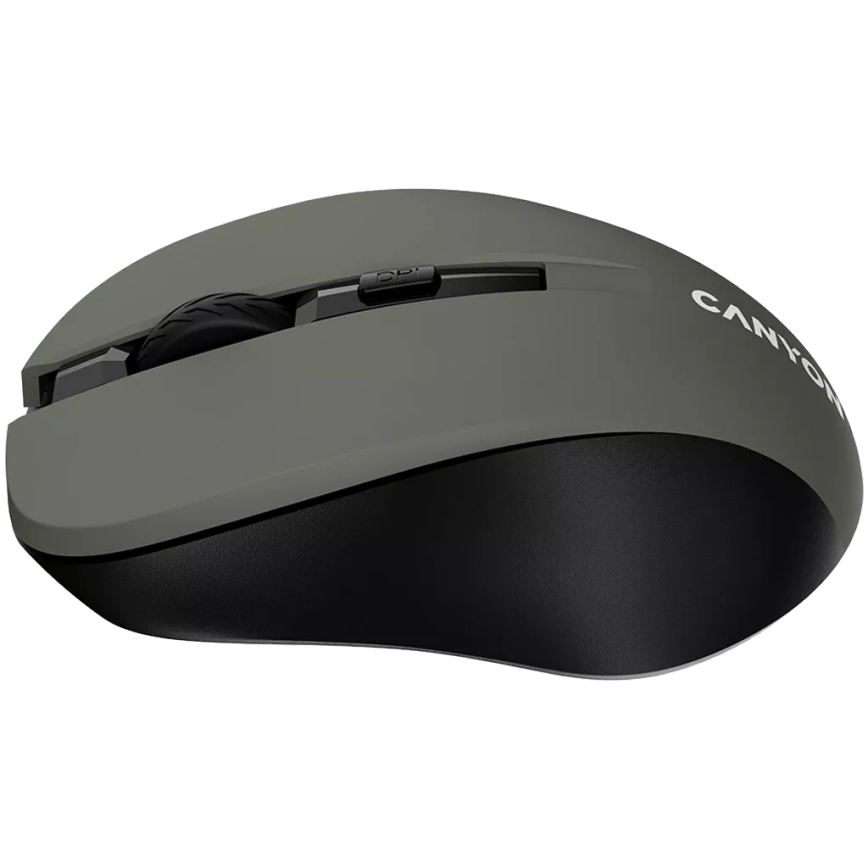 Canyon - Trådlös mus 800/1000/1200 DPI 2xAAA grå