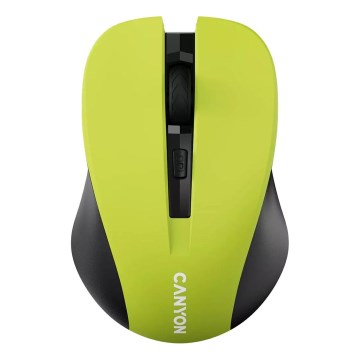 Canyon - Trådlös mus 800/1000/1200 DPI 2xAAA gul