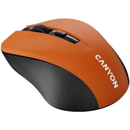 Canyon - Trådlös mus 800/1000/1200 DPI 2xAAA orange