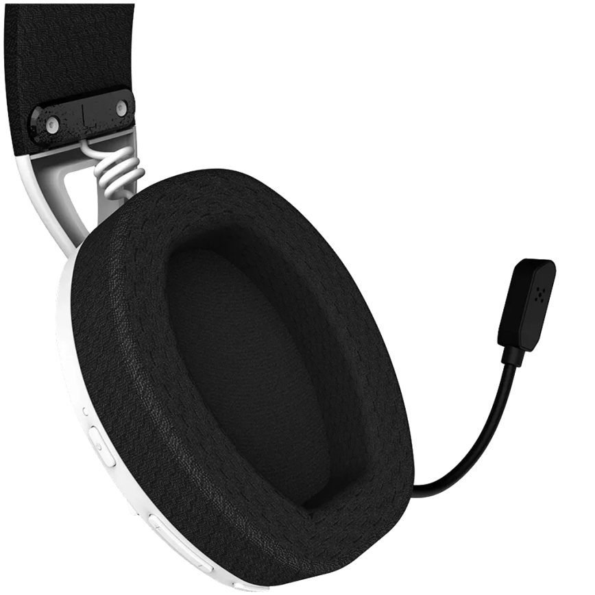 Canyon - Trådlösa hörlurar med mikrofon 400 mAh vit