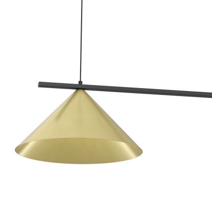 CAPITAL takpendel på kabel 2xGX53/15W/230V, guld