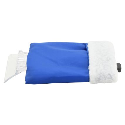 Car scraper with a glove blå