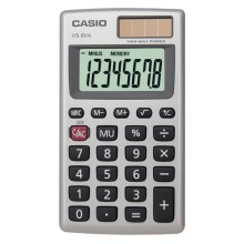 Casio - Fickminiräknare  1xLR54 silver