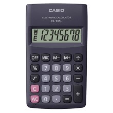 Casio - Fickminiräknare  1xLR6 grå