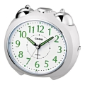 Casio - Väckarklocka 1xLR14 vit/skinande krom