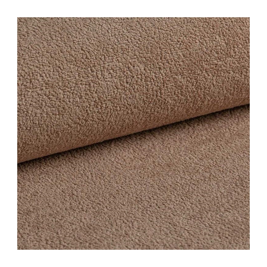 CASTELO L-formad bäddbar hörnsoffa med förvaring, vänster, beige