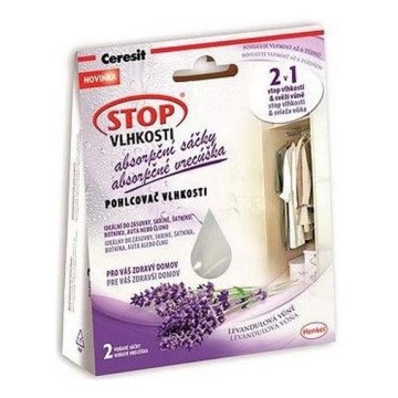 Ceresit - Fuktabsorberande påsar 2 x 50 g, lavendeldoft