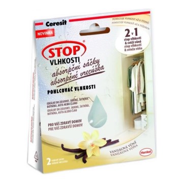 Ceresit - Fuktabsorberande påsar 2x 50 g vanilj