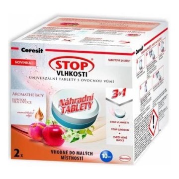 Ceresit - Tabletter för avfuktare 2-i-1 PEARL 2x 300 g energisk frukt