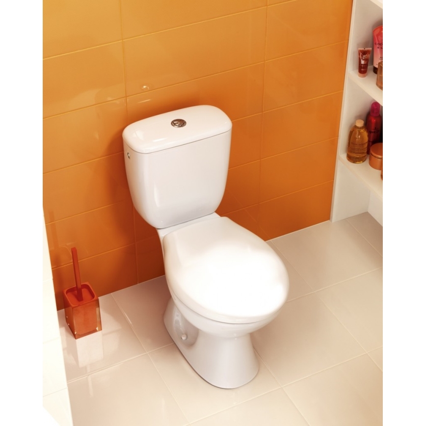 Cersanit K08-029 - Golvstående toalettstol med sits PRESIDENT, keramik/vit