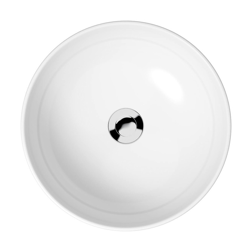 Cersanit K116-048 - Bänkskål MODUO Ø 40 cm keramik/glansig vit