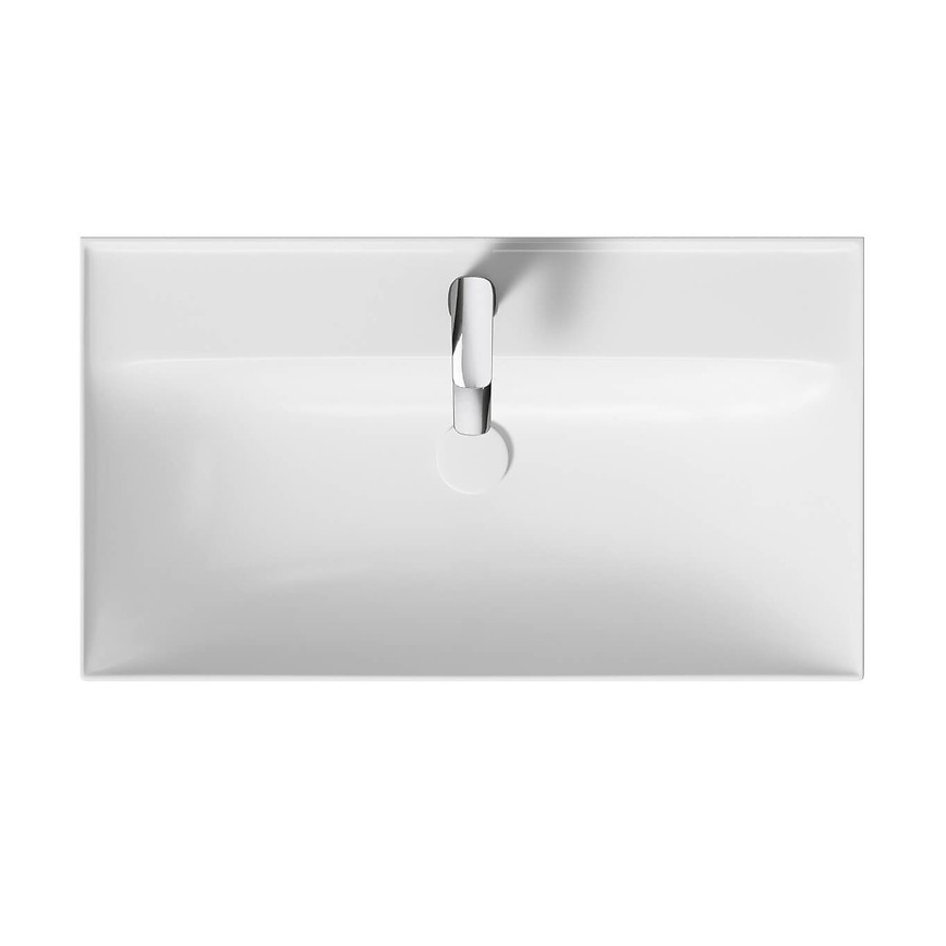 Cersanit K120-010 - Infällt tvättställ LARGA 46x80,5 cm keramik/blank vit