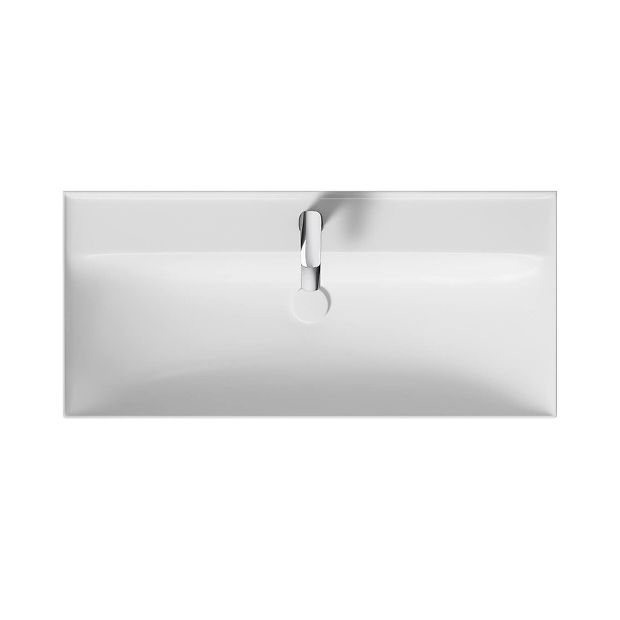 Cersanit K120-011 - Infällt tvättställ LARGA 46x100 cm keramik/blank vit