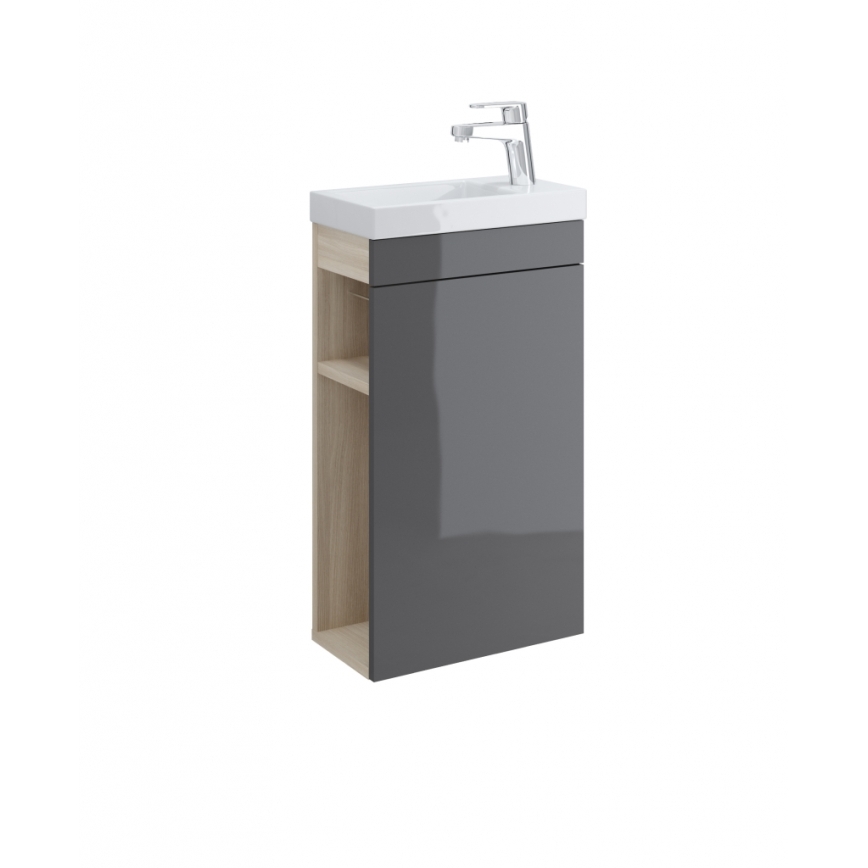 Cersanit K32-001-BOX - Tvättställ för bänkskiva/väggmonterat COMO 22x40 cm keramik/blank vit
