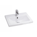 Cersanit K32-002-BOX - Handfat COMO 40x50 cm för bänkskiva eller väggmontering, keramik, blank vit