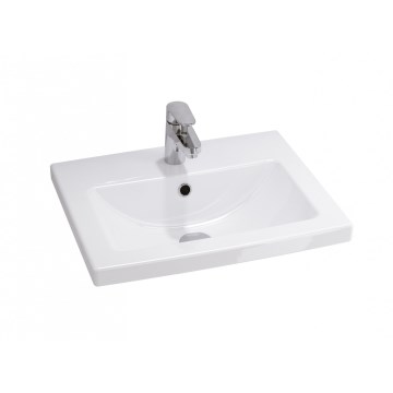 Cersanit K32-002-BOX - Handfat COMO 40x50 cm för bänkskiva eller väggmontering, keramik, blank vit