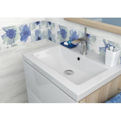 Cersanit K32-002-BOX - Handfat COMO 40x50 cm för bänkskiva eller väggmontering, keramik, blank vit