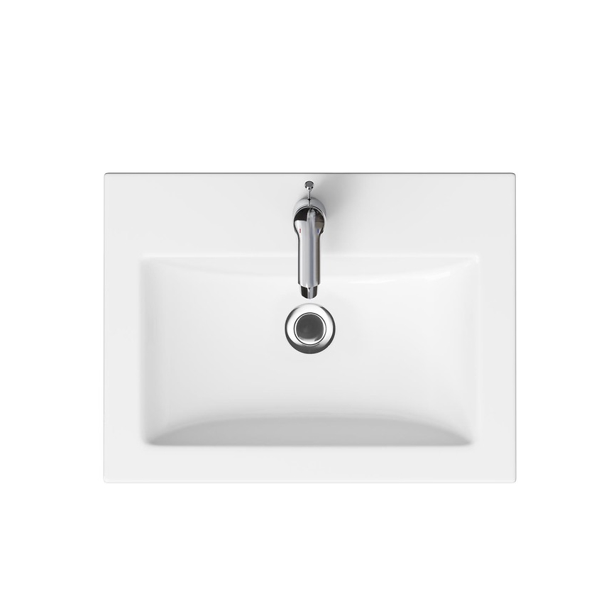 Cersanit K32-003-BOX - Tvättställ för bänkskiva/väggmonterat COMO 45x60 cm keramik/blank vit