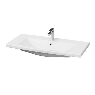 Cersanit K32-016-EX1 - Tvättställ för bänkskiva/väggmonterat COMO 45x100 cm keramik/blank vit