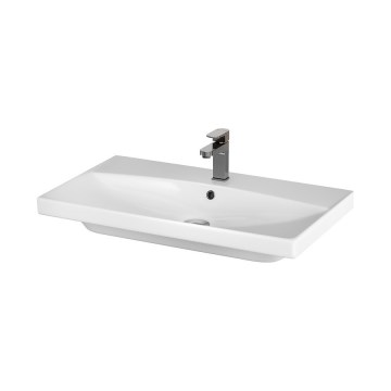Cersanit K35-061 - Infällt tvättställ CITY 45,5x80,5 cm keramik/blank vit