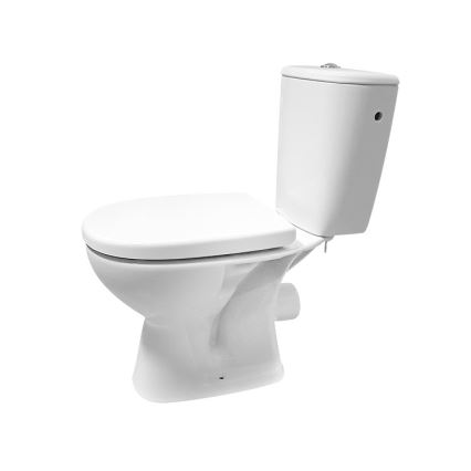 Cersanit K667-052 - Golvstående WC med ARTECO-sits keramik/vit