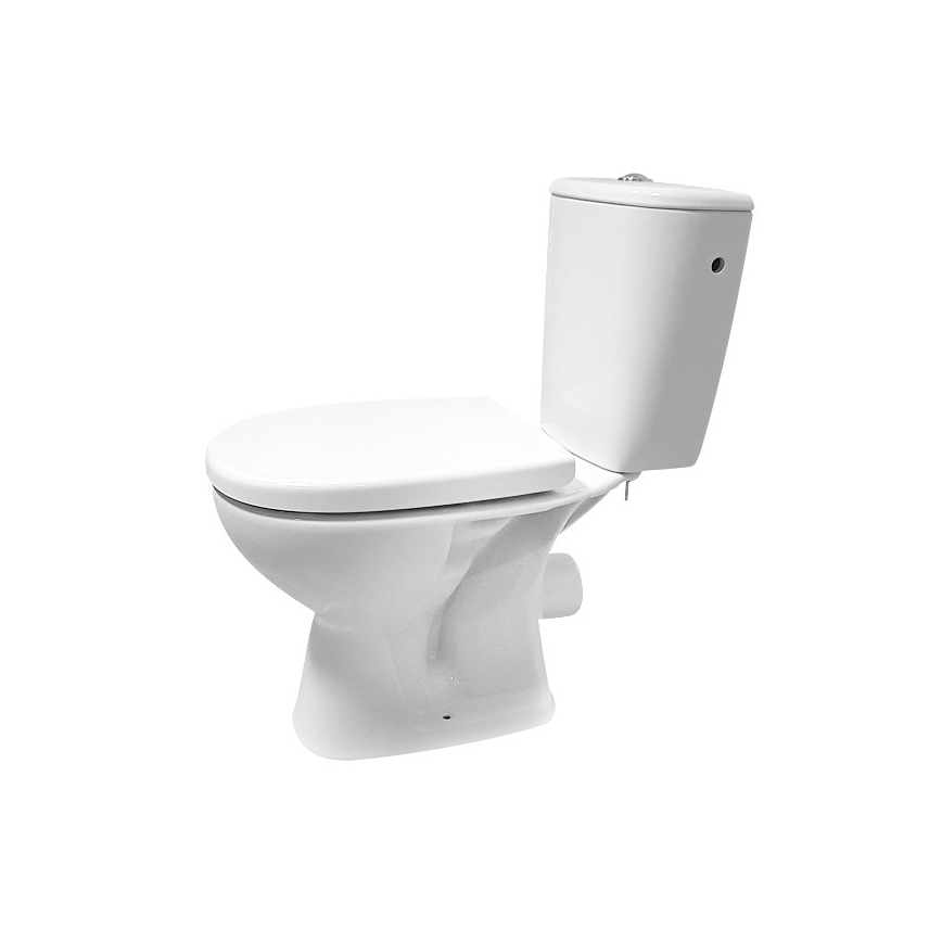 Cersanit K667-052 - Golvstående WC med ARTECO-sits keramik/vit