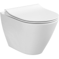 Cersanit K701-104 - Vägghängt WC med sits CITY OVAL keramik/vit