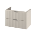 Cersanit S1015-003 - Vägghängt underskåp för tvättställ TIRSO 80x55x45 cm beige