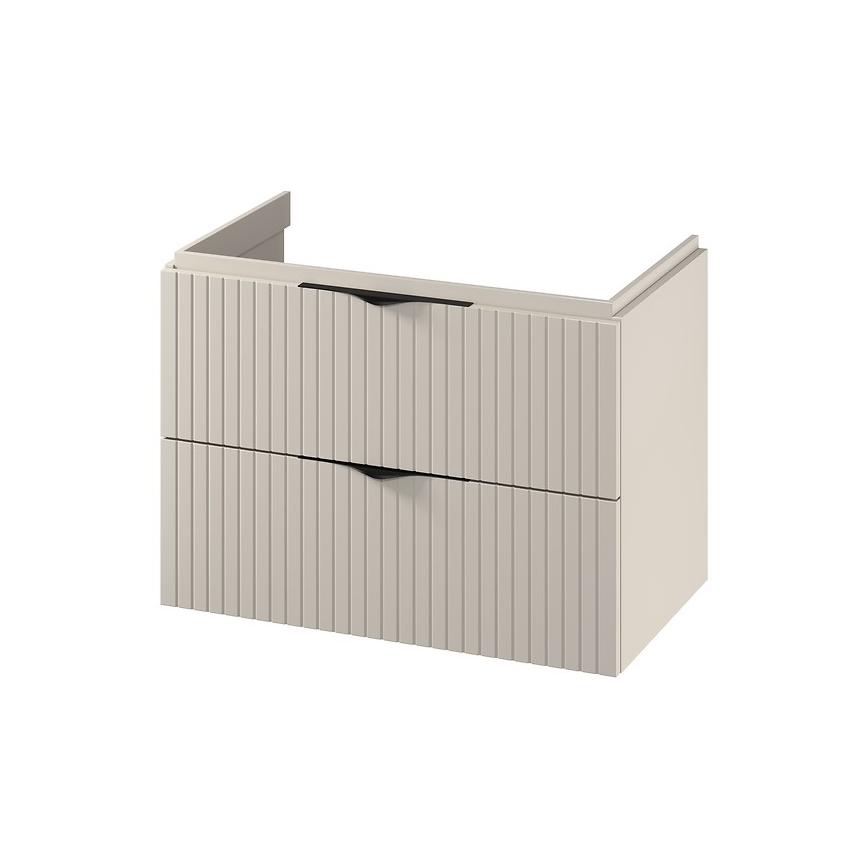 Cersanit S1015-003 - Vägghängt underskåp för tvättställ TIRSO 80x55x45 cm beige