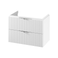 Cersanit S1015-004 - TIRSO vägghängt underskåp för handfat 80x55x45 cm vit